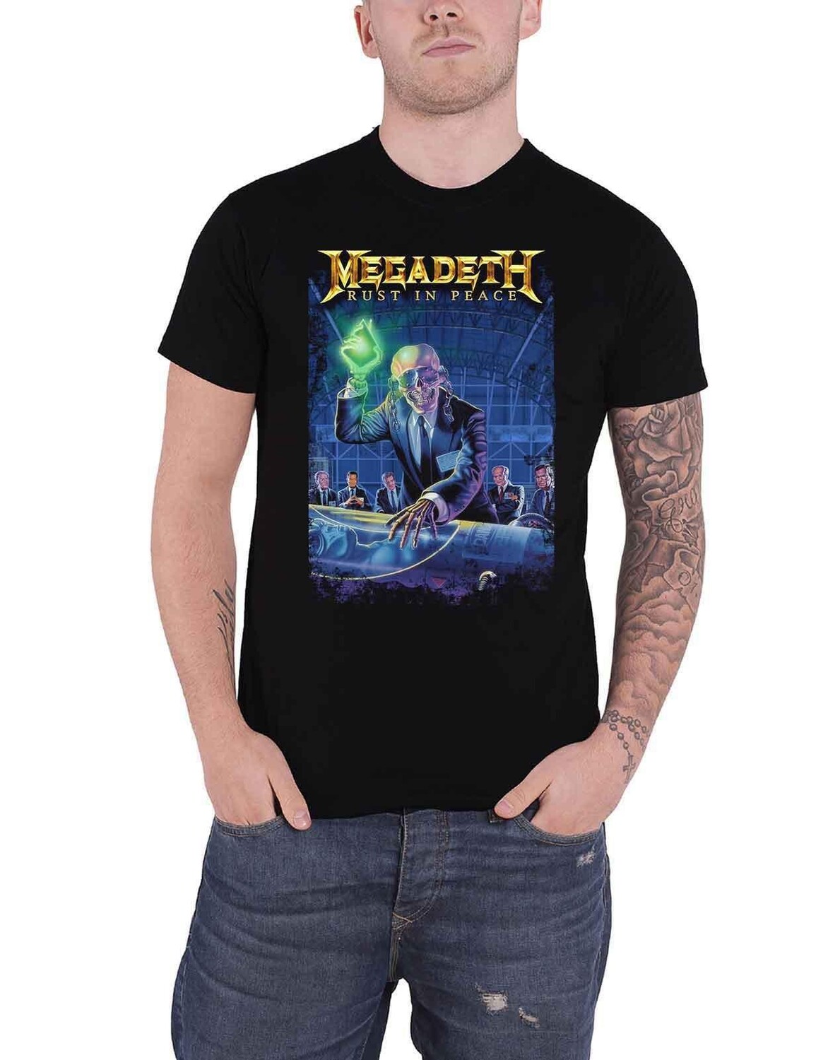 

Футболка к 30-летию Rust In Peace Megadeth, черный