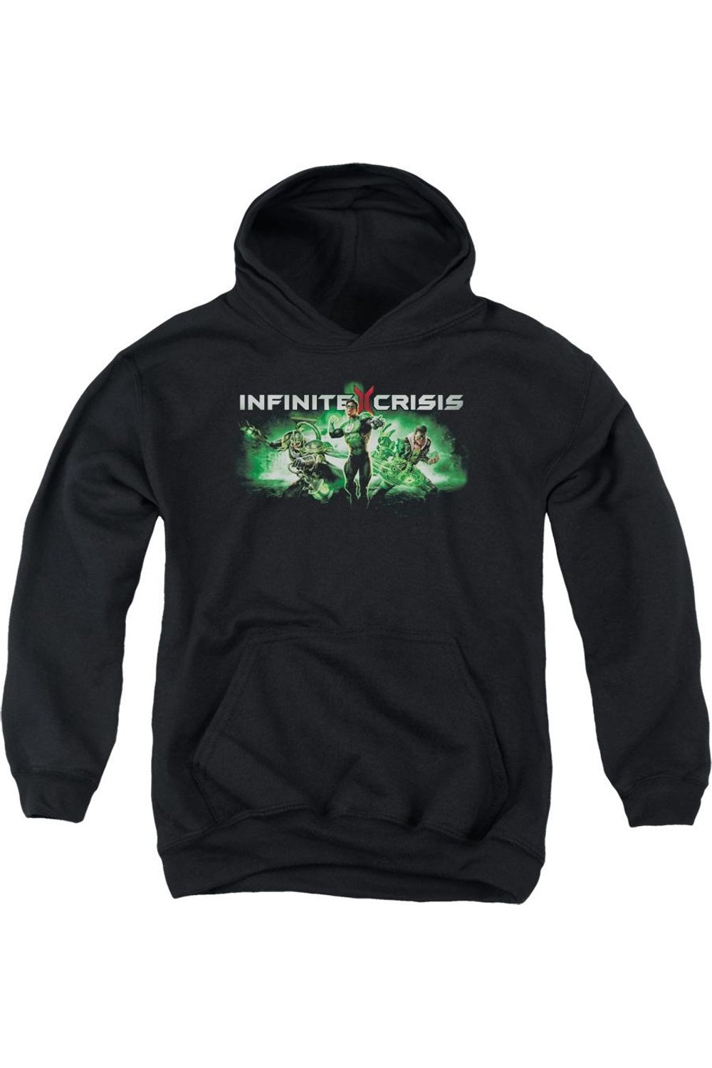 

Зеленый худи Infinite Crisis Ic Youth с капюшоном Gildan