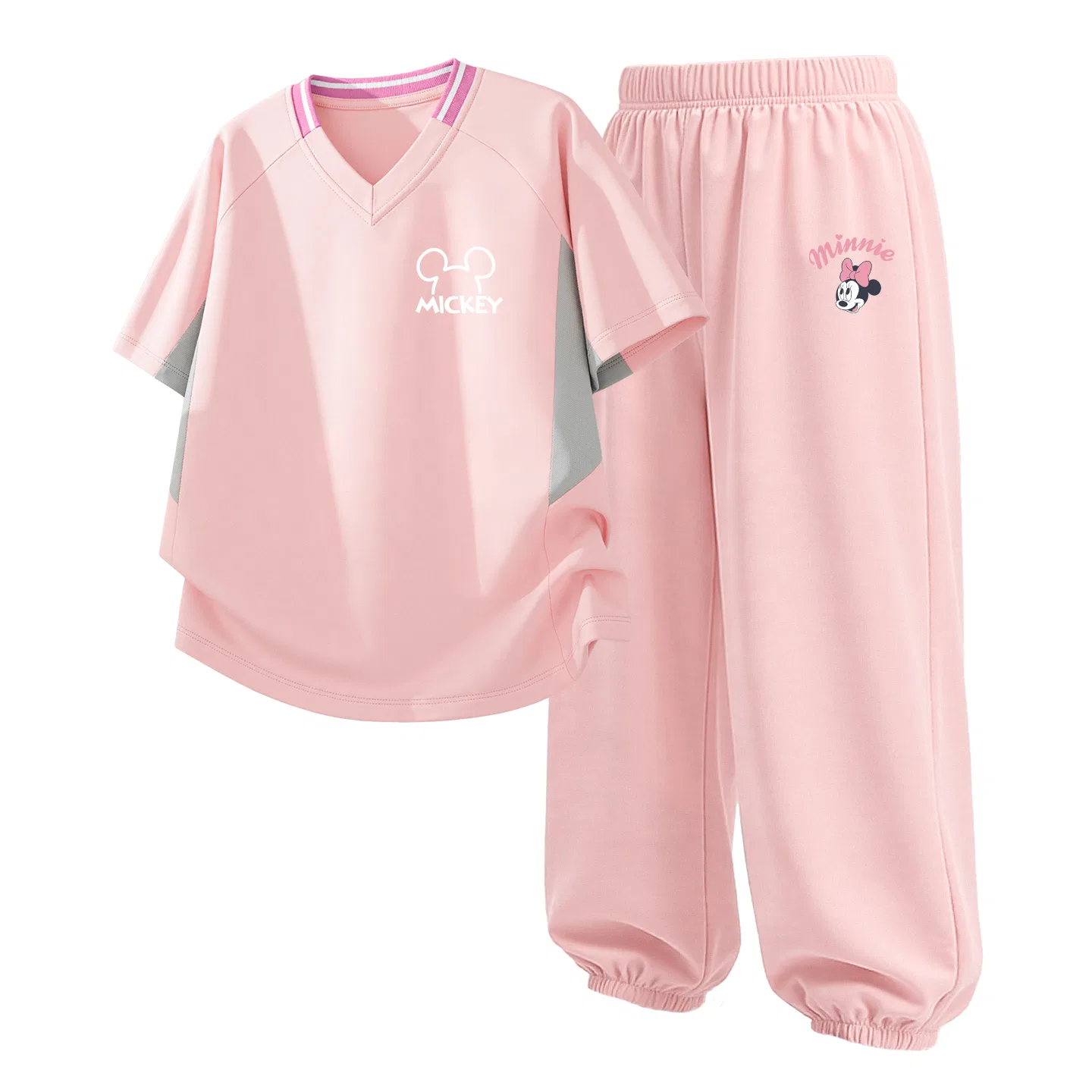 Детский спортивный костюм Casual Sportswear 2 Piece Set Disney, Thick Board Di Line K Pink+Di Lifting K Soft Pink