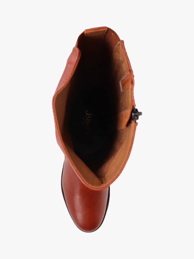 Фиби удлиненные кожаные сапоги экстра тонкой ширины Jones Bootmaker, желто-коричневый — фото 4