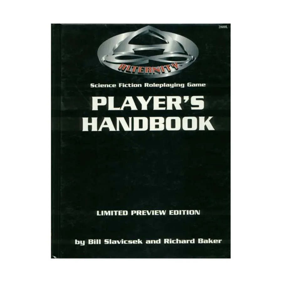 

Player's Handbook (Limited Edition), Alternity (WOTC), твердый переплет