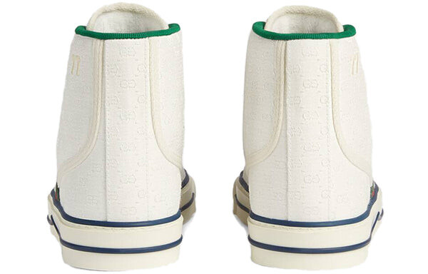 Кроссовки tennis 1977 high 'white mini gg' Gucci, белый — фото 4
