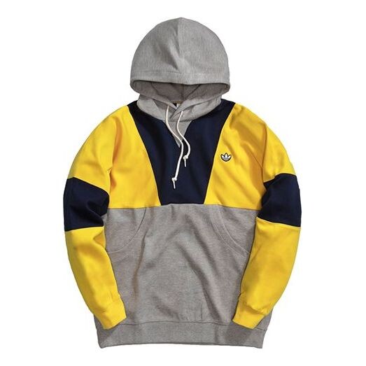 

Толстовка originals mens samstag panel hoody grey/yellow Adidas, желтый
