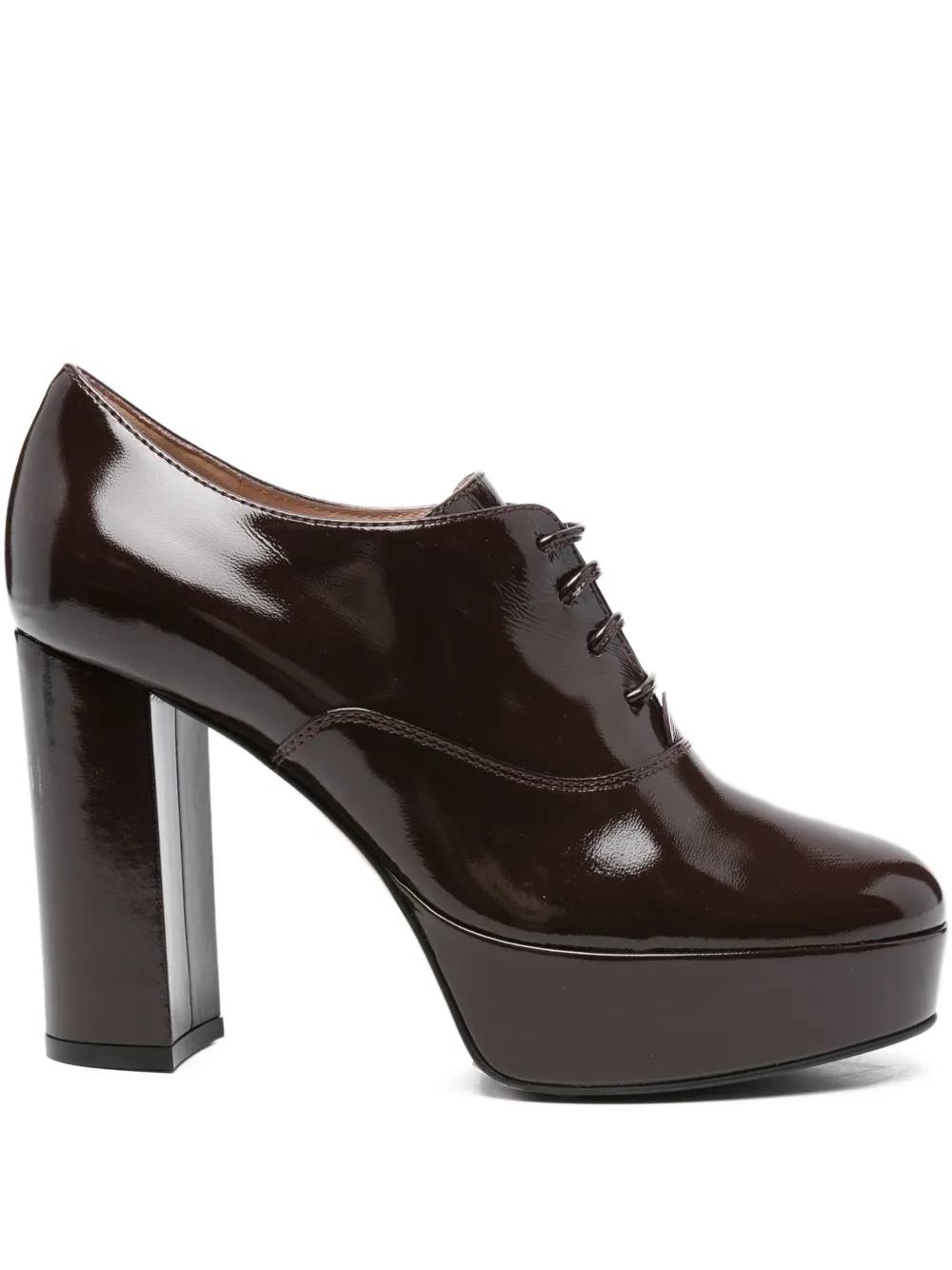 Туфли Vicky 105 на платформе Gianvito Rossi, красный
