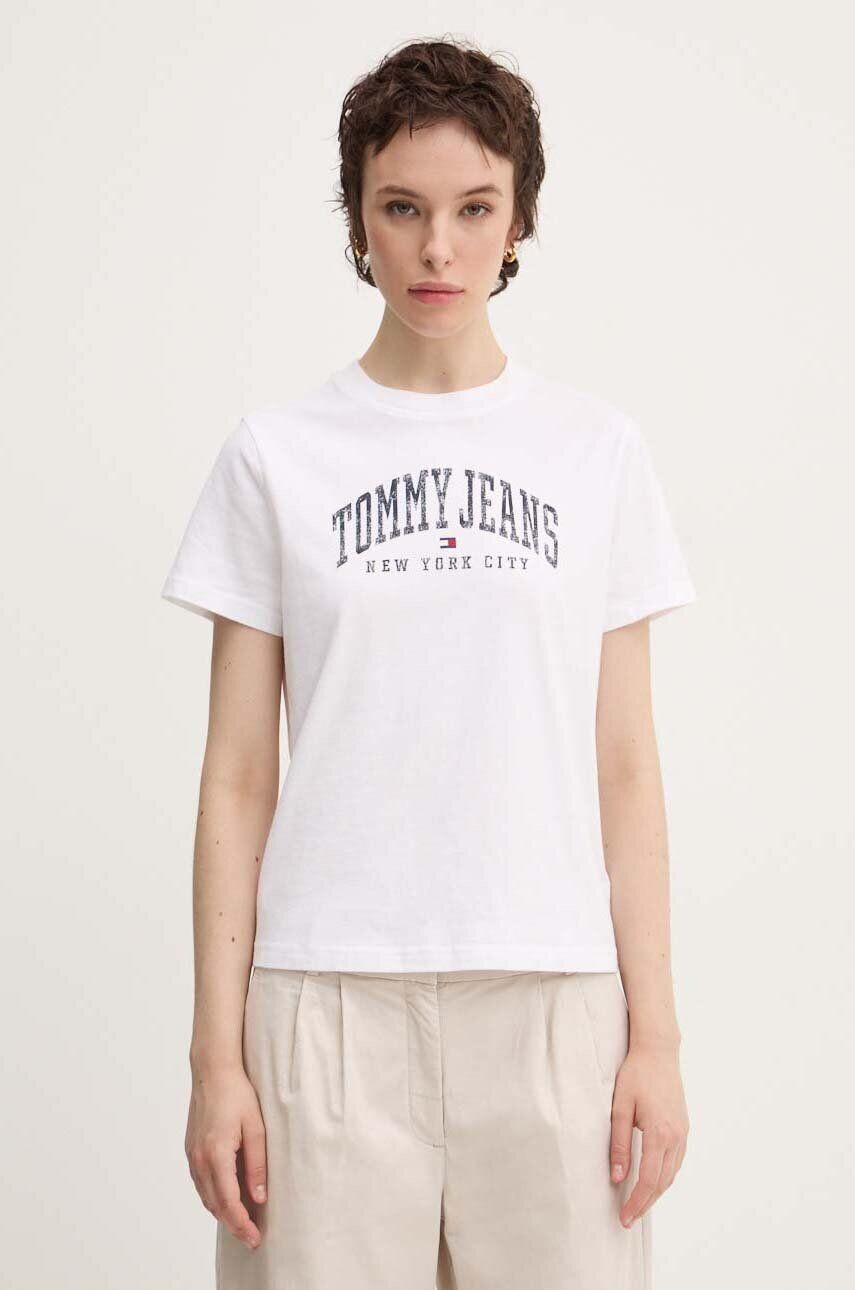 

Хлопковая футболка Tommy Jeans, белый