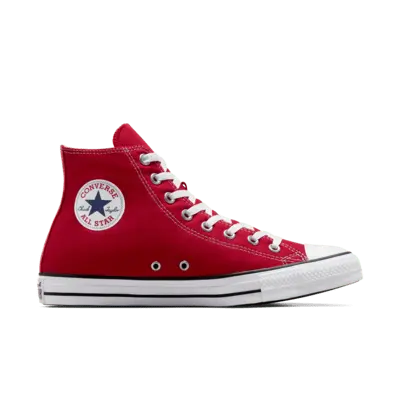 Кроссовки Nike Converse Chuck Taylor All Star High Top Unisex Shoe, красный — фото 3