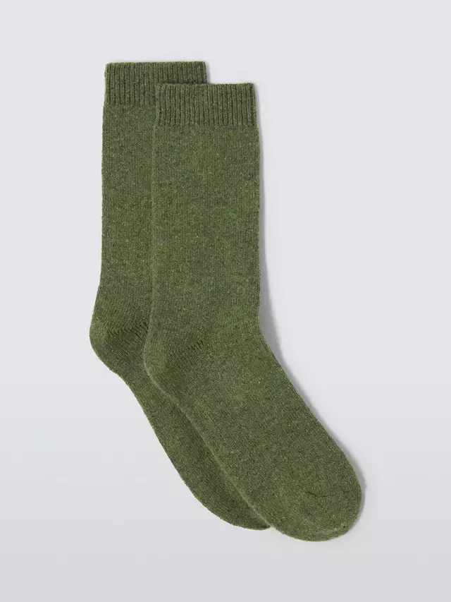 

Носки John Lewis Wool Silk Blend Ankle, зеленый