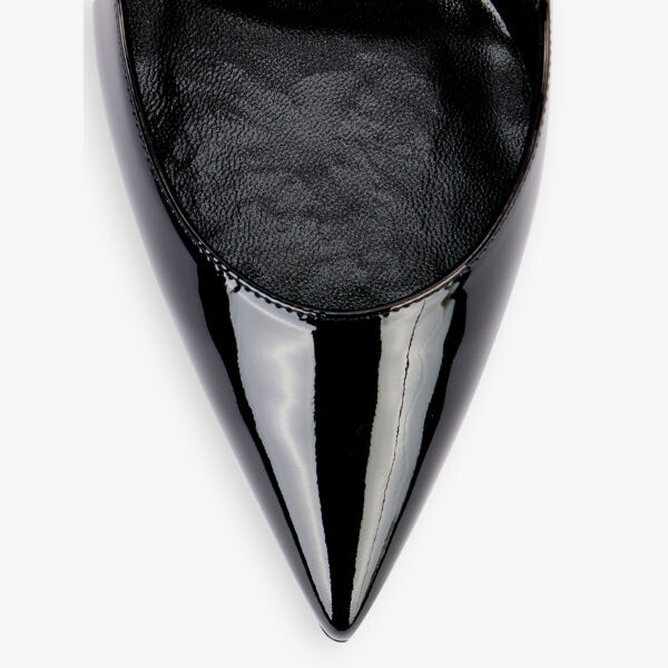 Лакированные корты Hot Chick Sling 100 Christian Louboutin, черный — фото 4