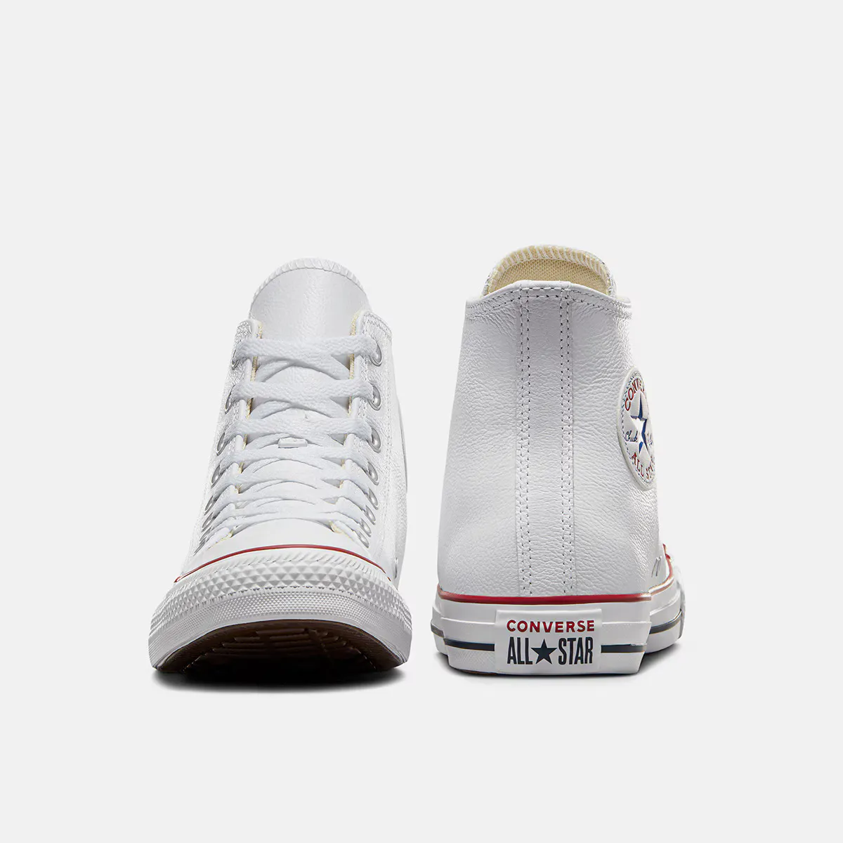 Повседневные кроссовки унисекс Chuck Taylor All Star High Leather Converse, белый — фото 3