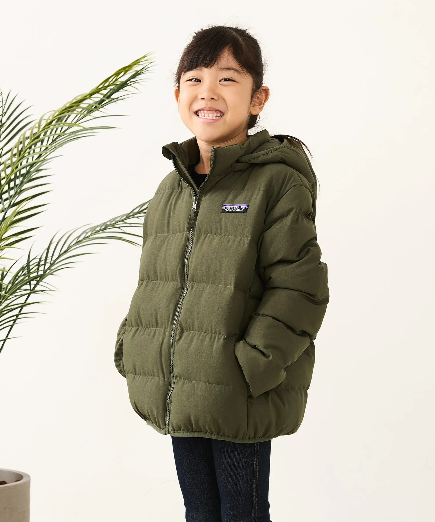 Пуховик рваная гора/(K)CONWAY KIDS подкладка Ragged Mountain, Khaki