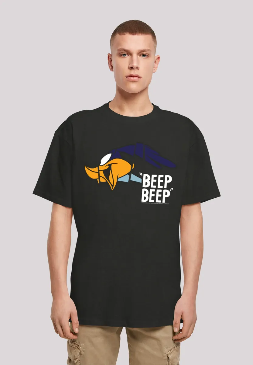 

Футболка F4NT4STIC "Looney Tunes Road Runner Beep Beep", принт, черный