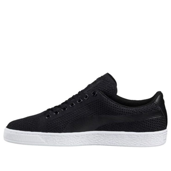 

Кроссовки basket classic evoknit 'black white' Puma, черный