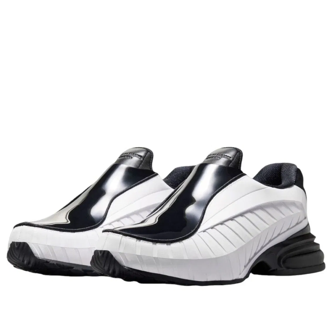 Кроссовки Nike x COMME des GARCONS HOMME PLUS Air Max Dolce 'Black White' IQ5171-001, белый — фото 2
