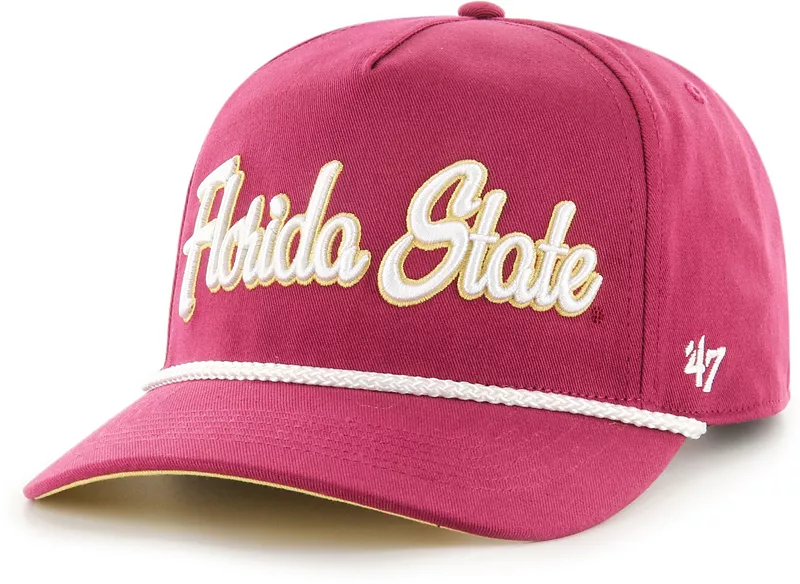 

Мужская регулируемая шляпа '47 Florida State Seminoles Garnet Overhand с застежкой и застежкой