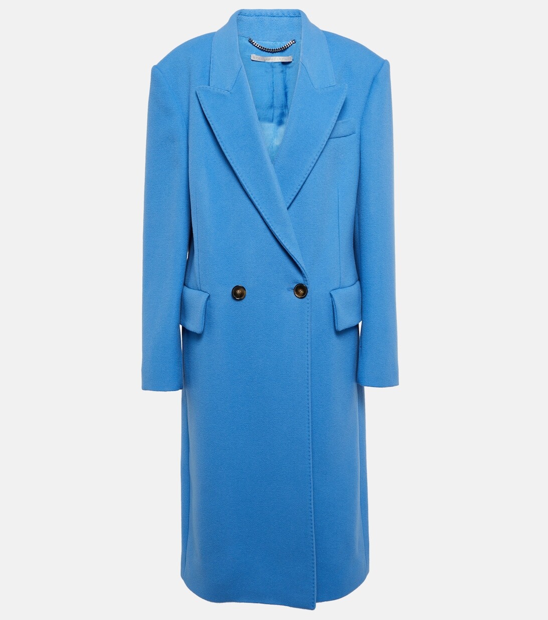 

Двубортное шерстяное пальто STELLA MCCARTNEY, синий
