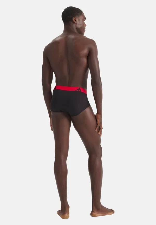 Трусы Adidas Sportswear 3Er Pack Active Flex Slip Briefs, черный мультиколор — фото 3