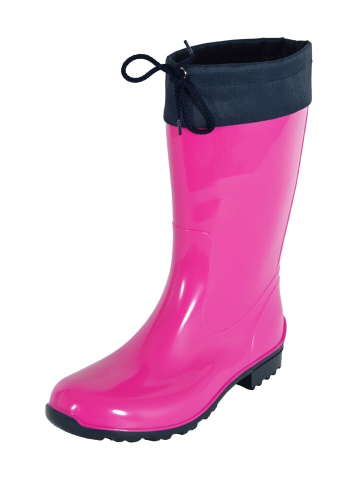 Резиновые сапоги Regenliebe, цвет fuchsia/dunkelblau