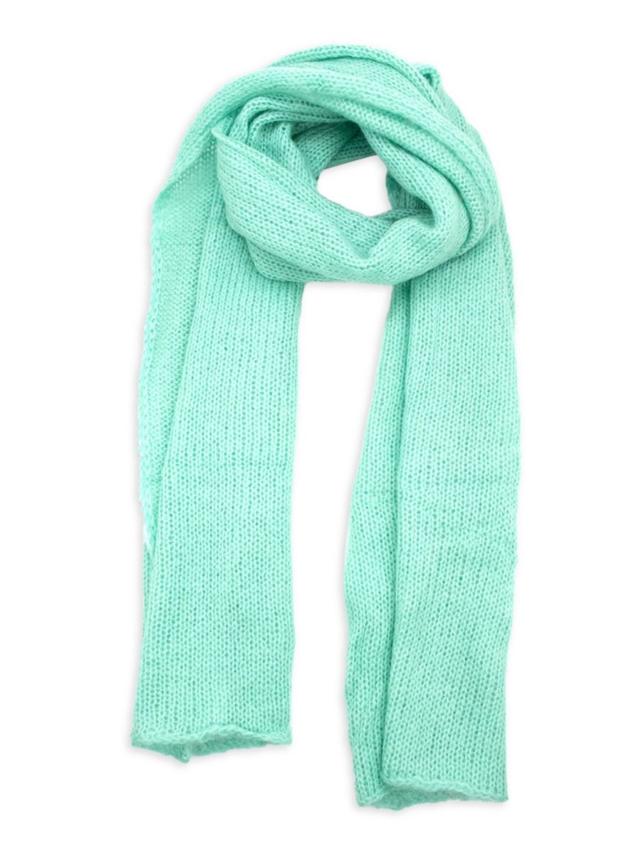 

Шарф из шерсти и кашемира Portolano, цвет Aqua