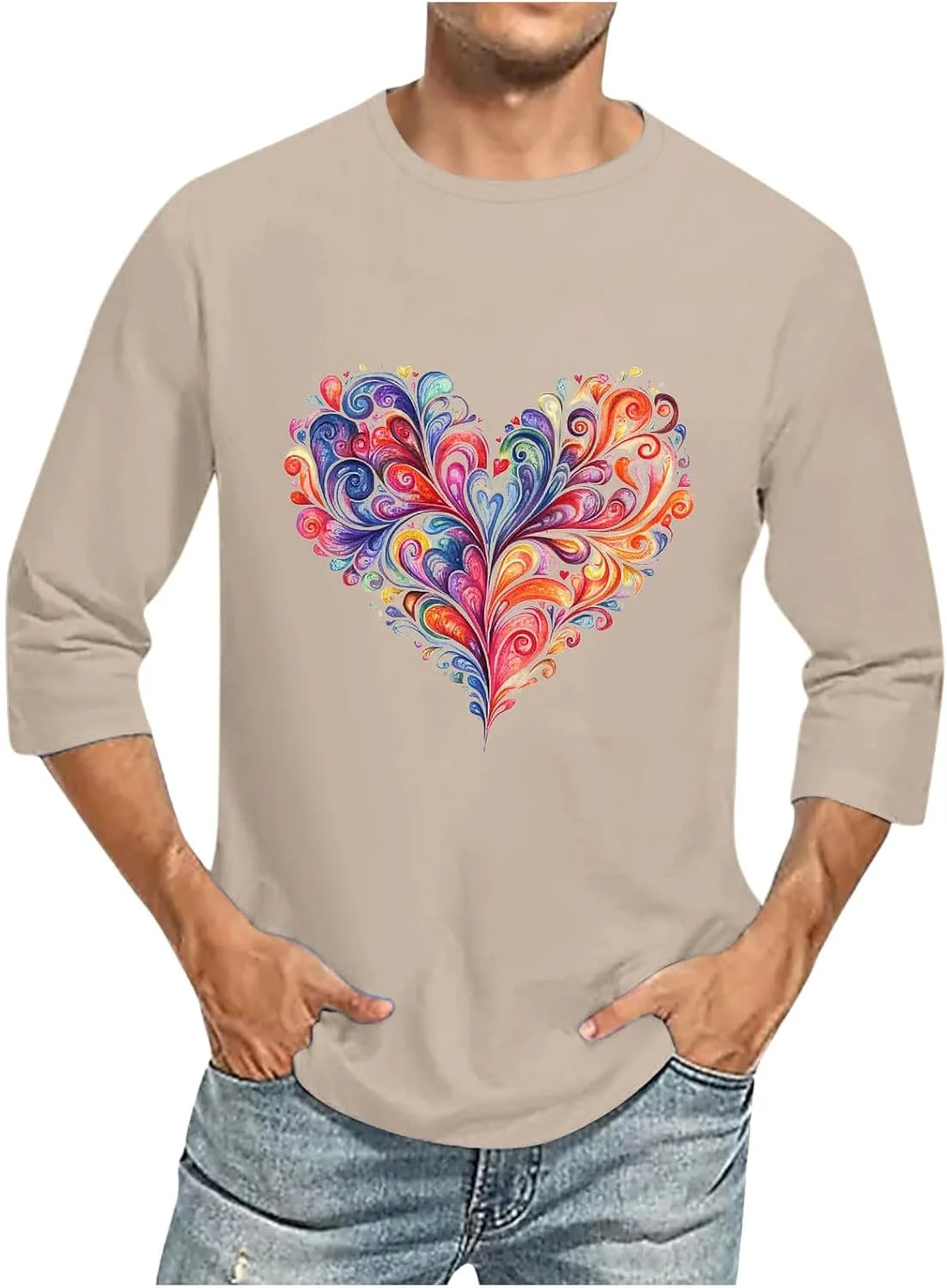 

Мужская футболка с коротким рукавом Crew Neck Casual Loose Fit Smxrfitk