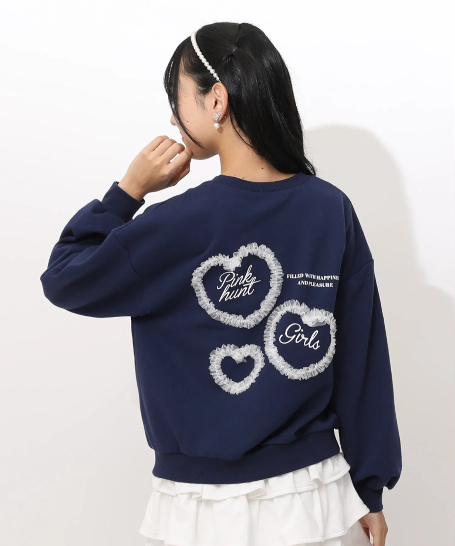 Толстовка PINKHUNT Heart Tulle 1305K