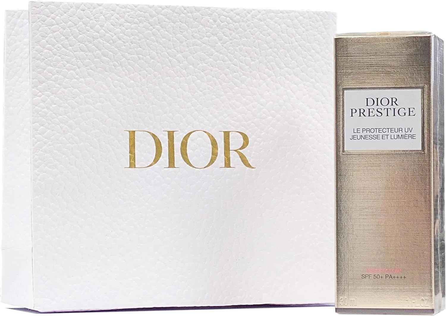 Солнцезащитный праймер Dior Prestige White UV Protector Lumiere Sheer Glow SPF 50+ PA+++, 30 мл, охра — фото 4