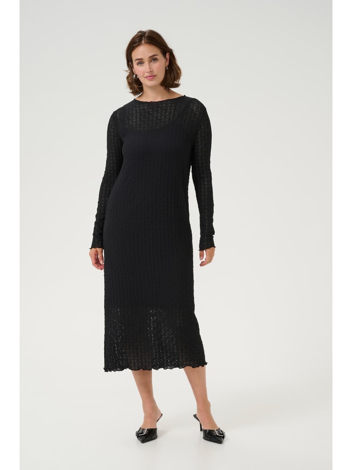 

Платье из джерси KAnomi, классический крой, цвет: черный, глубокий Kaffe