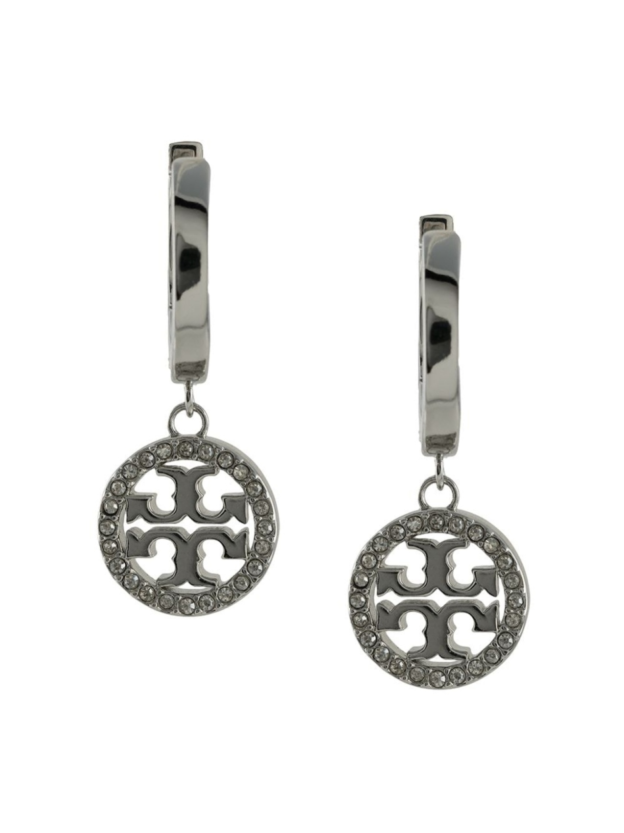 

Серьги-кольца Miller Tory Burch, серебряный