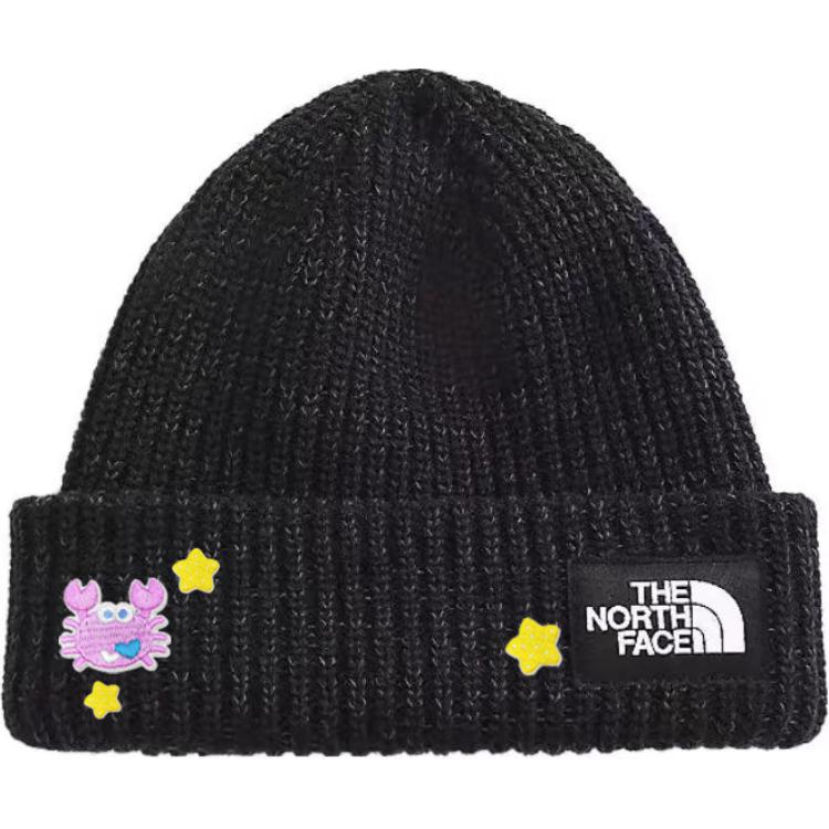 

THE NORTH FACE Полиэстеровая шапка унисекс черная, One Size Black Logo