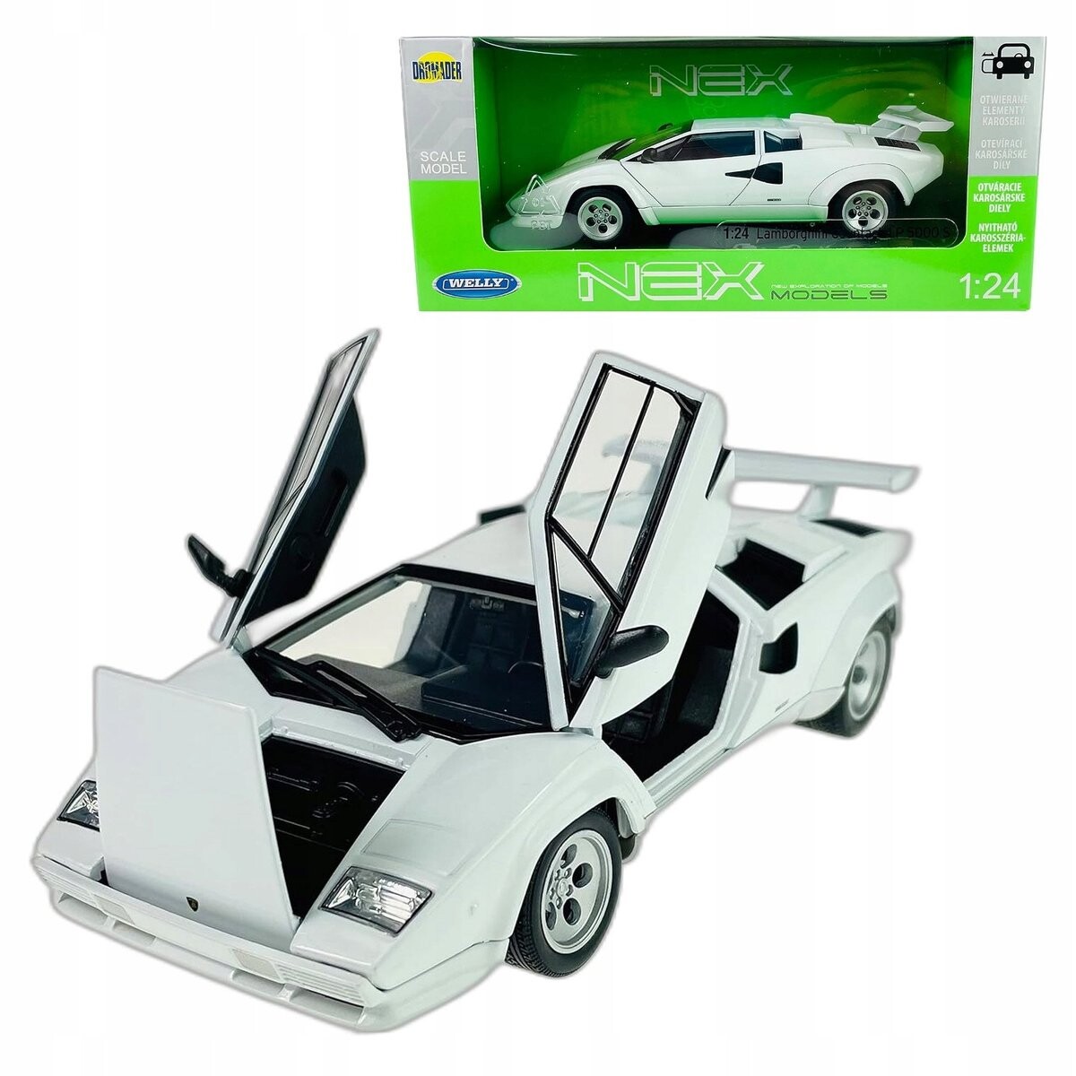 

Модель Lamborghini Countach Lp 5000 S Масштаб 1:24 Welly