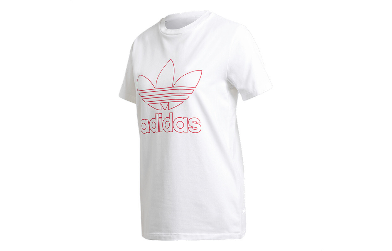 

Футболка с трилистником женская белая Adidas Originals