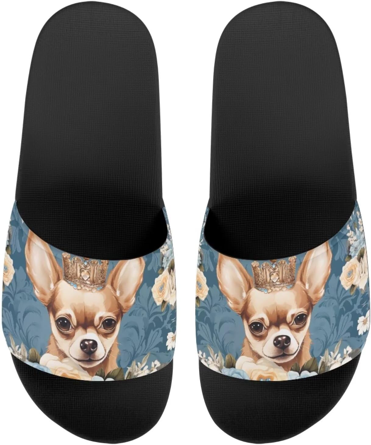 

Женские шлепанцы, Женские сандалии без застежек, Принт с собакой, Удобные и легкие, Летние домашние тапочки, Для пляжа, дома, улицы, отеля и спортзала Getelinseng, Chihuahua