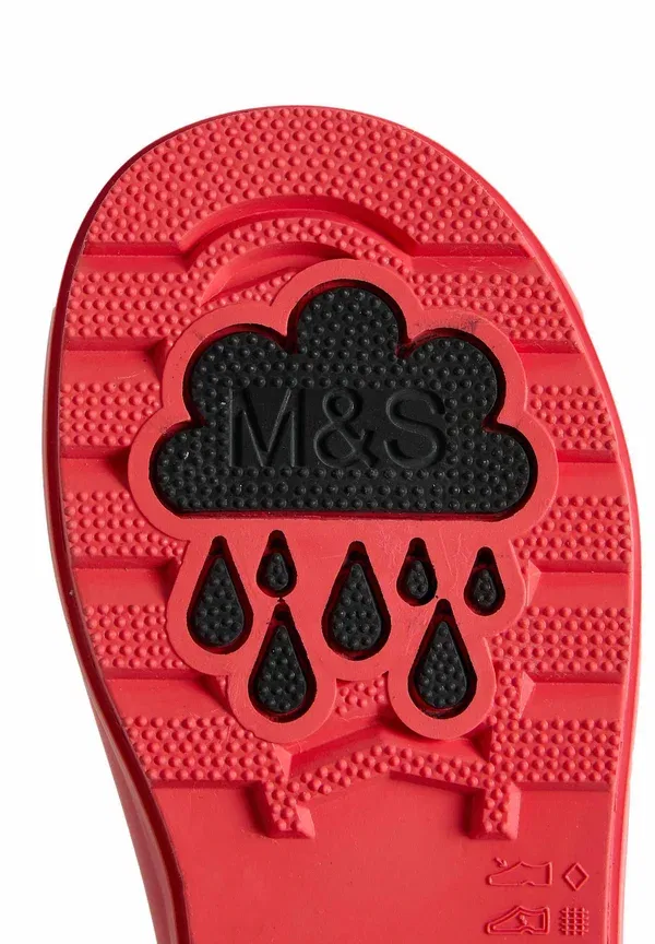 Резиновые сапоги Spiderman Marks & Spencer, красный микс — фото 4