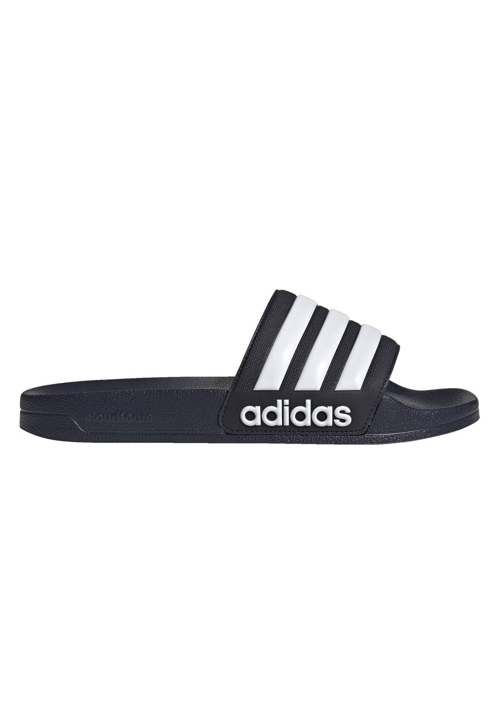 Шлепанцы женские Adidas с полосками, синий