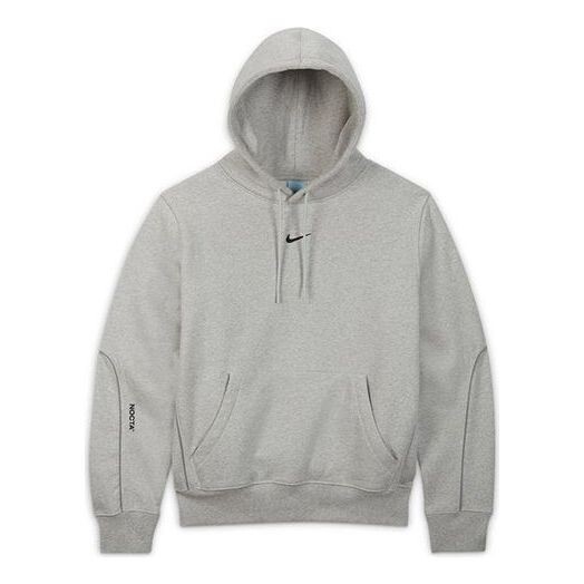 

Толстовка x nocta drake cardinal stock logo hoodie 'grey' Nike, серый