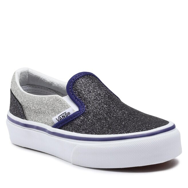 

Кроссовки Vans UyClassic Slip-On, серебро