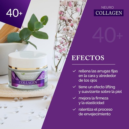 Крем для лица Bielenda — Увлажняющий Neuro Collagen для устранения морщин и лифтинга — фото 2