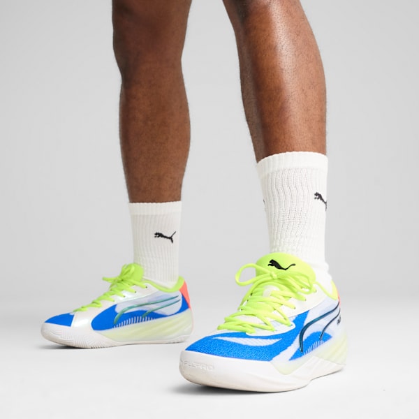 Мужские баскетбольные кроссовки All-Pro Nitro Puma, белый — фото 2