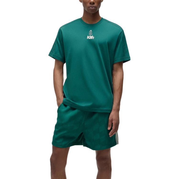 Футболка с коротким рукавом Kith X Adidas Football Adidas Originals, зеленый — фото 4