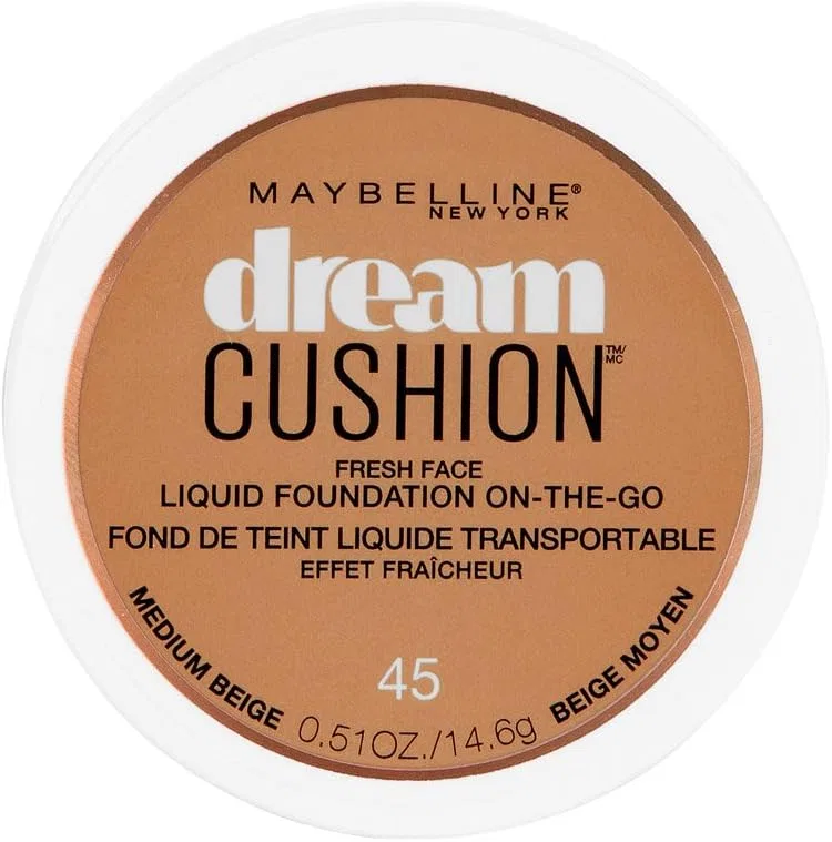 Тональная основа Dream Cushion Fresh Face, Maybelline New York, 0.51 fl oz, medium beige
