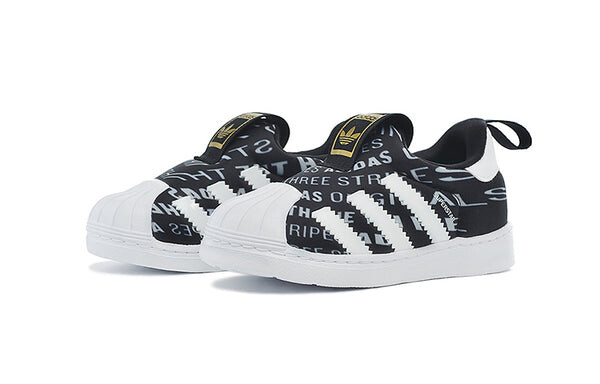 Кроссовки оригиналы суперзвезда 360 Adidas, черный — фото 2