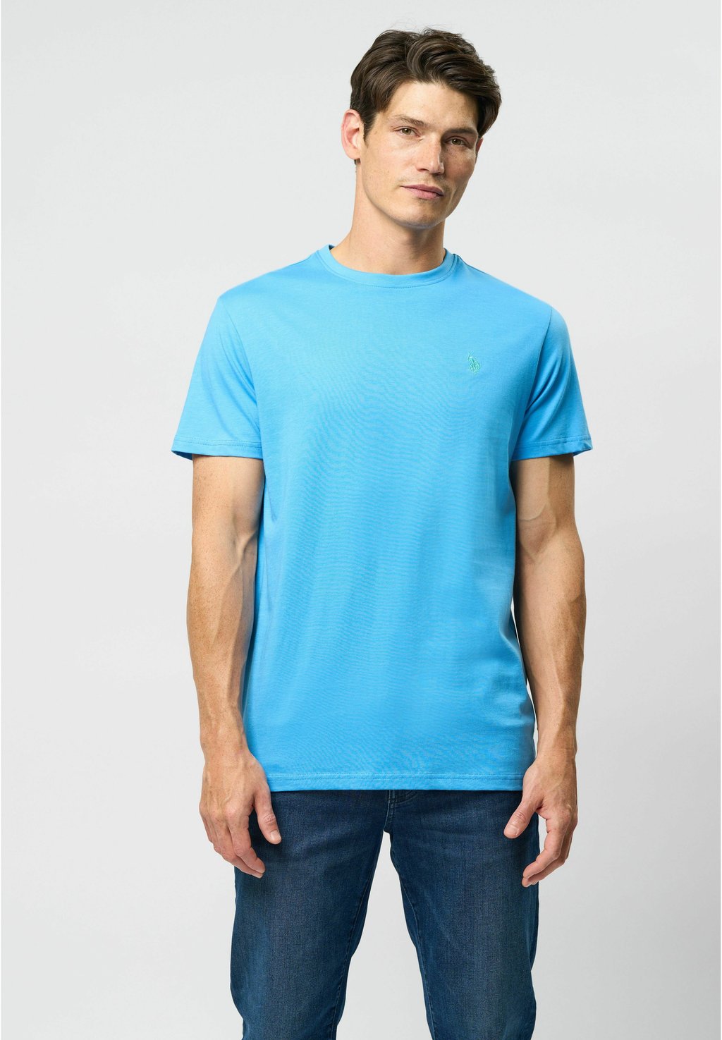 

Базовая футболка ARJUN U.S. Polo Assn., светло-голубой