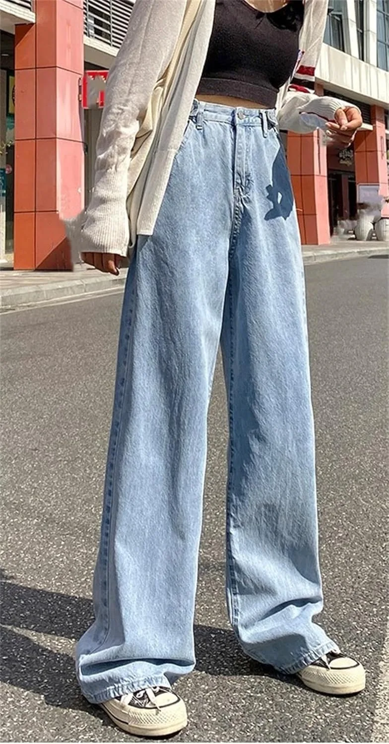 Женские джинсы high waist wide leg — фото 3