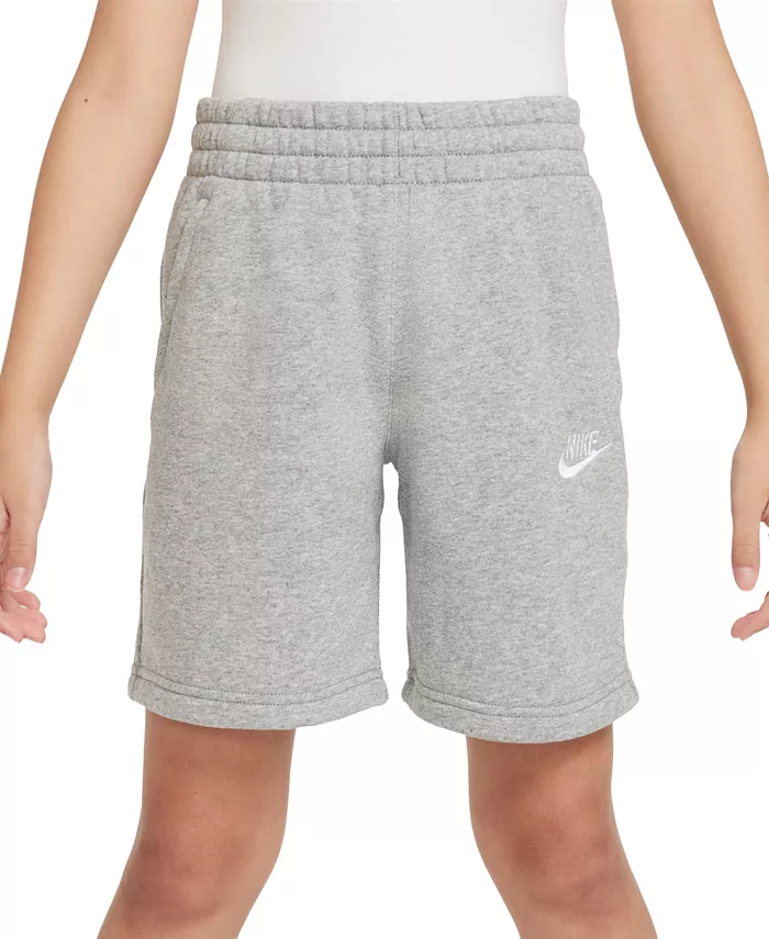

Брюки-шорты спортивные Big Kids Sportswear Club Fleece French Terry 7" Nike, серый