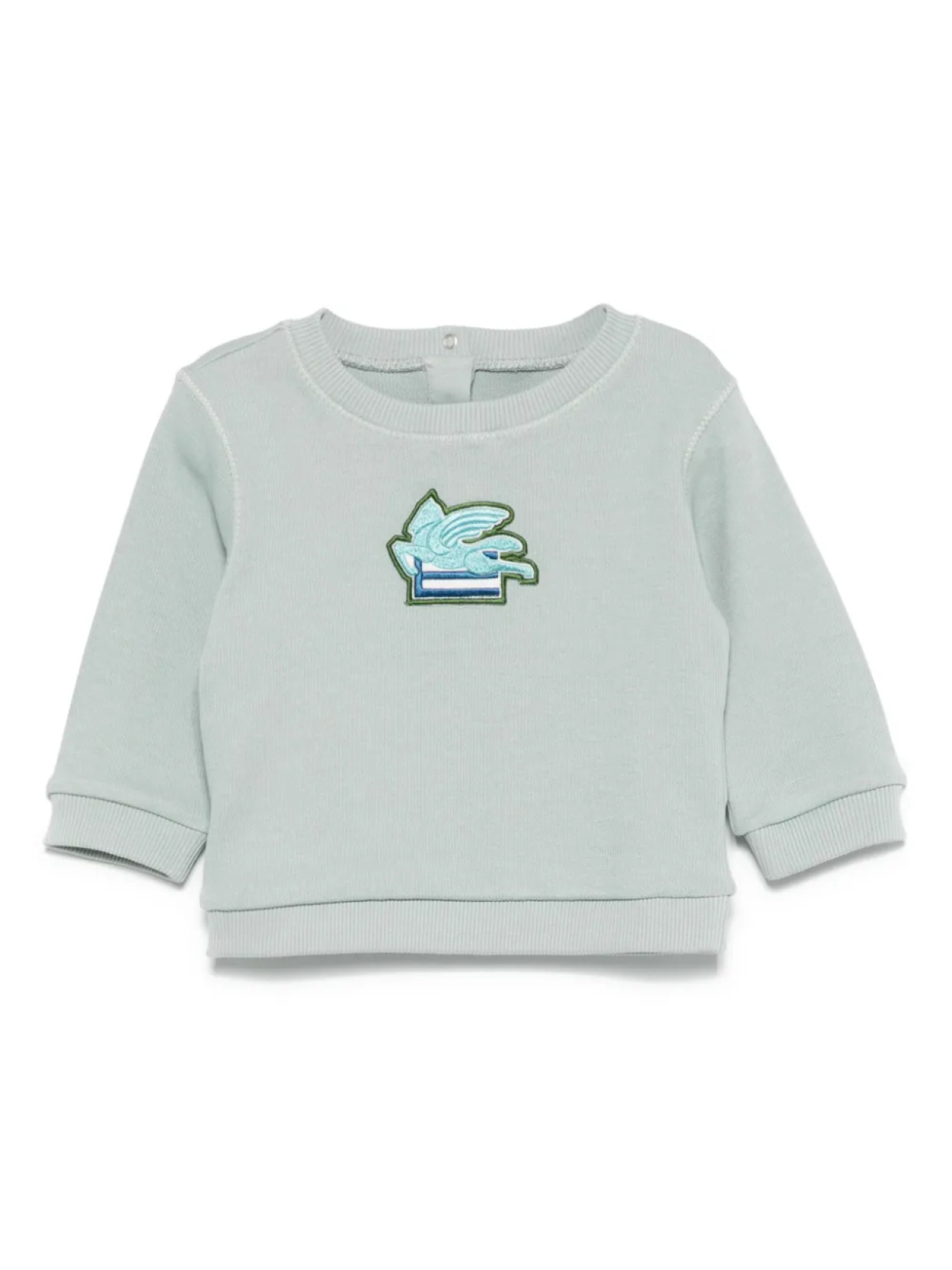 

ETRO KIDS толстовка с мотивом Pegaso, зеленый