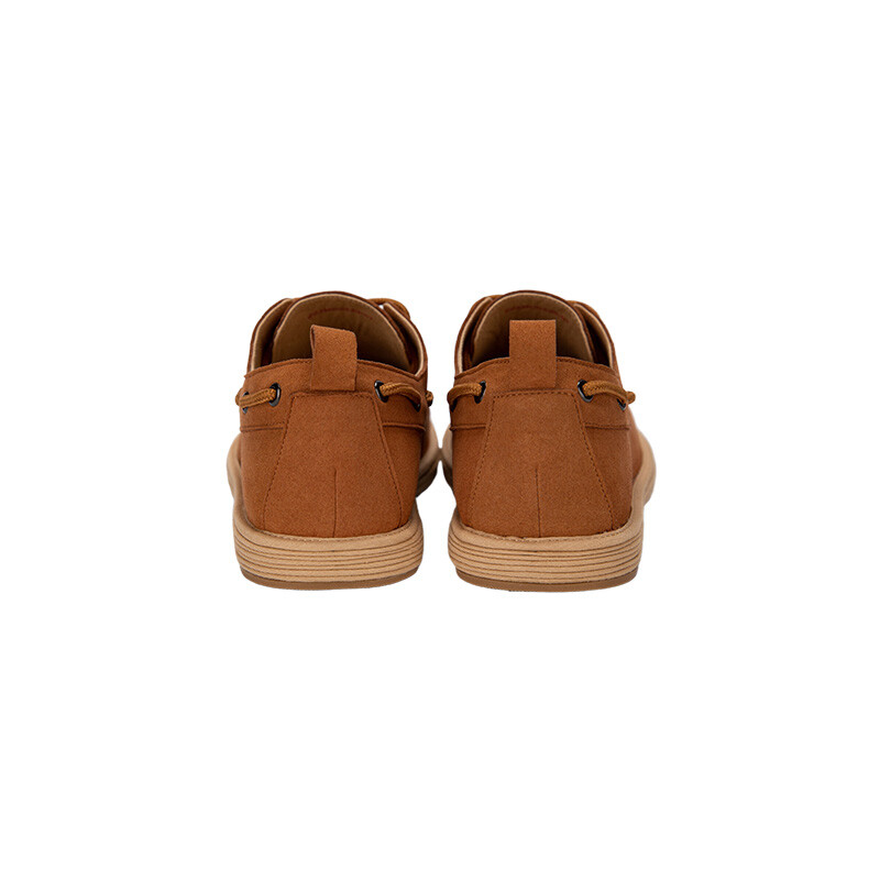 Туфли Men"s Casual Men Low-Top Brown Bian Fumao — фото 4