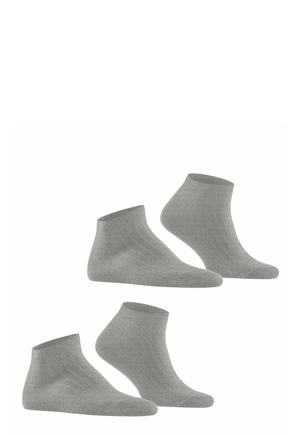 

Носки Easy Rib 2-Pack uni Esprit, светло-серый