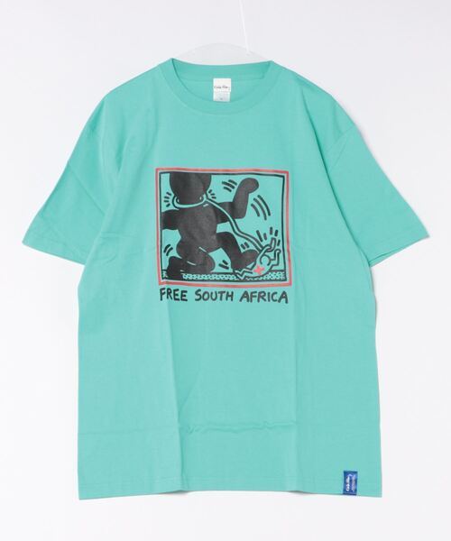 

Футболка с принтом Keith Haring, мятная