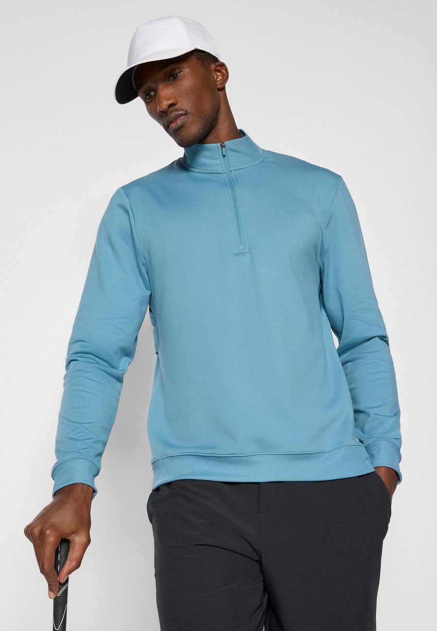 Толстовка Nike Golf TOUR TOP, Smokey Blue/Pale Ivory/Blue — фото 4