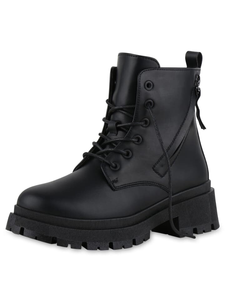 Ботильоны VAN HILL Schnürstiefeletten Cheryl, черный