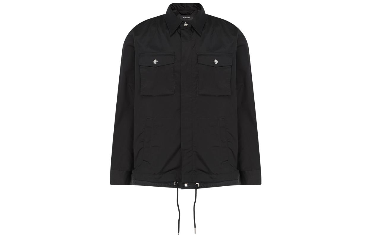 

DIESEL SS23 Куртка мужская, черная, Черный, DIESEL SS23 Куртка мужская, черная